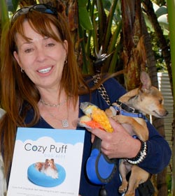 Mackenzie Phillips with Chihuahua